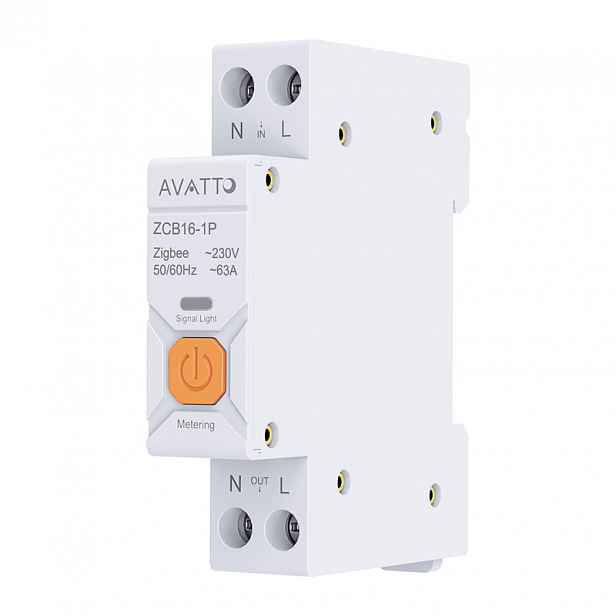 Nadproudový spínač Avatto ZWCB16 ZigBee