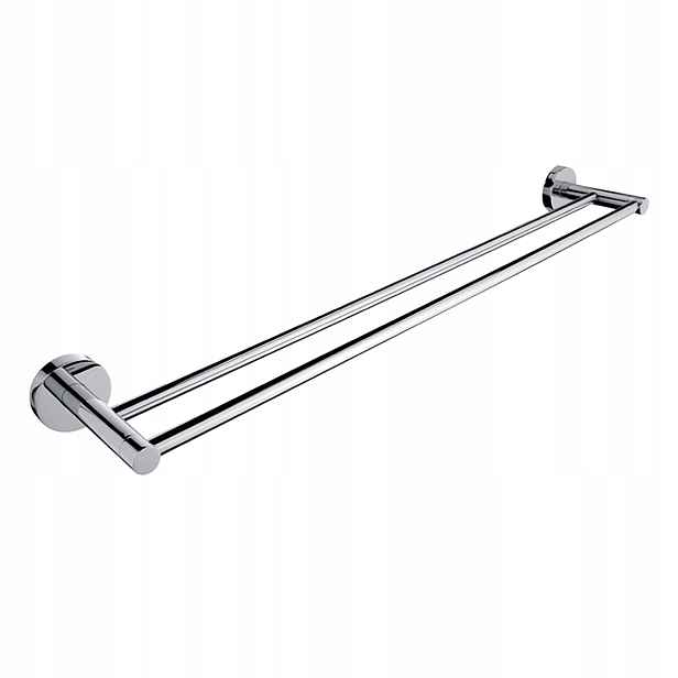 Nimco Unix nástěnný dvojitý věšák, držák na ručníky 66 cm Un 13061D-26_