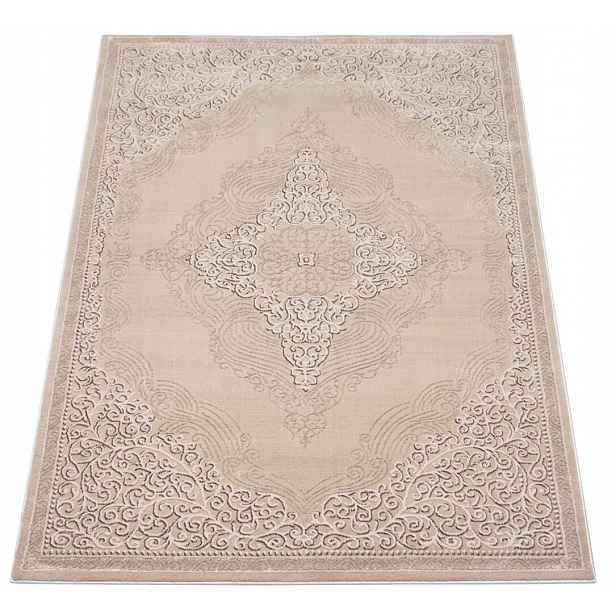 Koberec Do Obývacího Pokoje Béžový Glamour Elite Moderní Ložnice 140X190