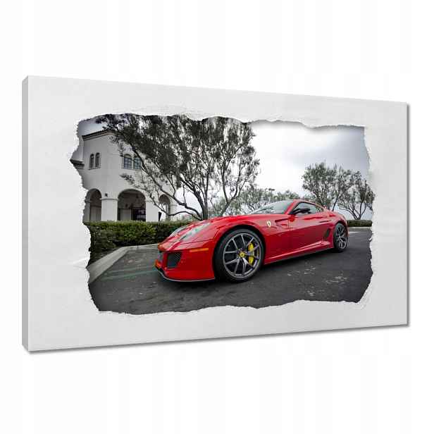 Obrazy 90x60 Červené Ferarri