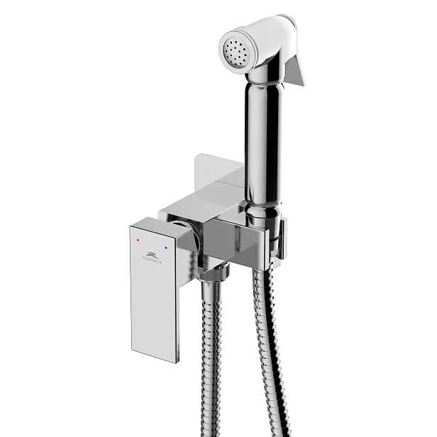 Rubineta Baterie s bidetovou sprškou MODENA-30 Chrom