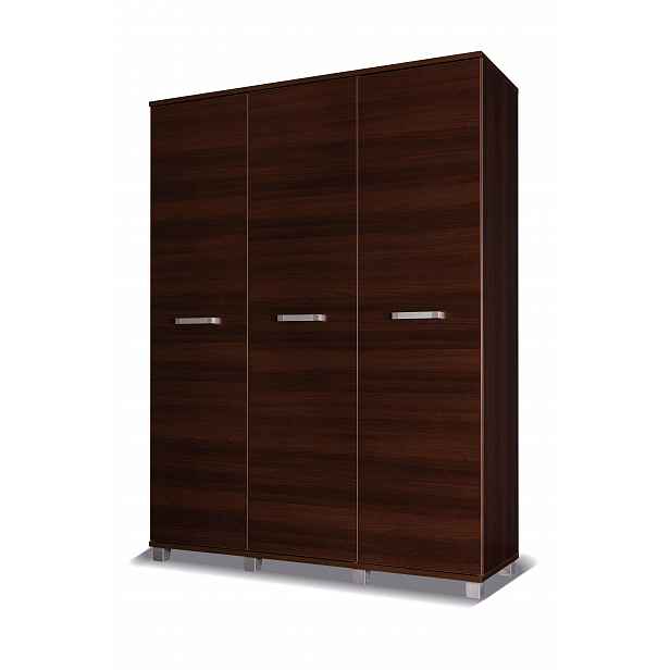 Šatní skříň Maximus M3 Barva korpusu: kaštan wenge, Rozměry: 150 cm