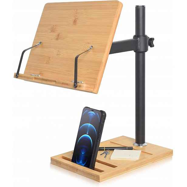 Stojan na knihy pro čtení, nastavitelná podpěra pro notebook a tablet