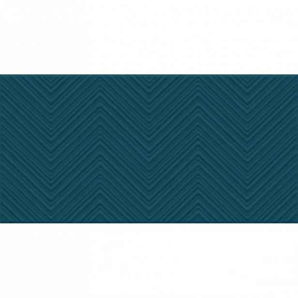 Dekor Blue Chevron Mat 30/60 Rekt.