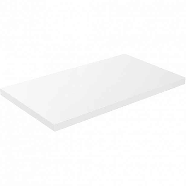 Deska pod umyvadlo Navira Pro - bílá matná - 80x3,6x46 cm