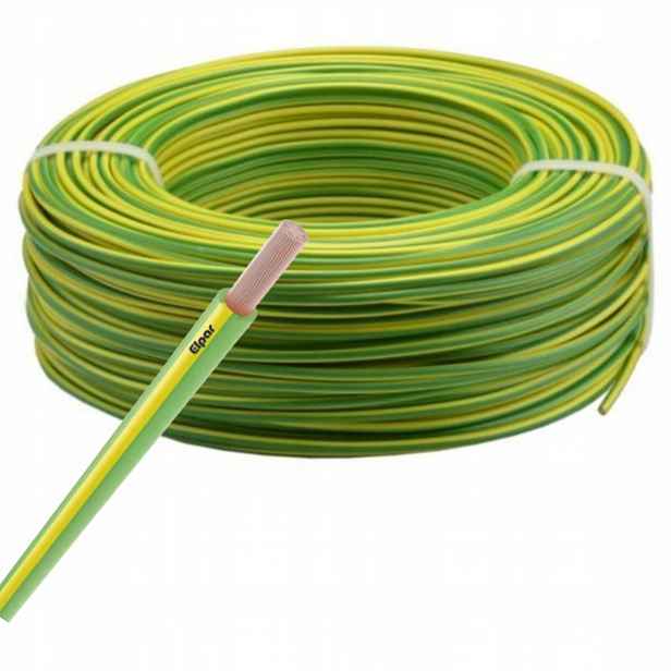Kabel Lgy 10 žluto-zelený, jednožilový kabel Elpar (balení 100 m)