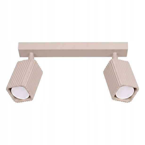 Sollux Lighting stropní svítidlo Rayo taupe 30 cm 2x GU10 10 W