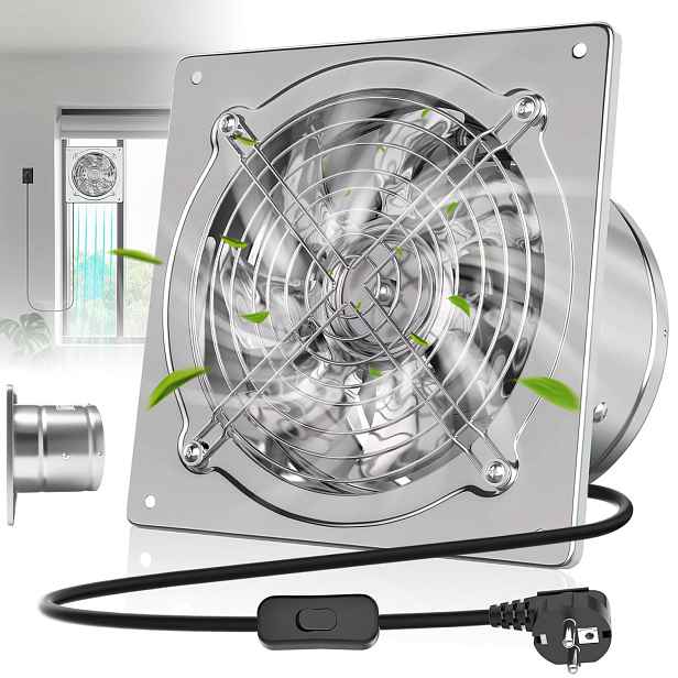 Výkonný Odsávací Ventilátor 150 MM525 M³/h Do Kuchyně Koupelny V Garáži