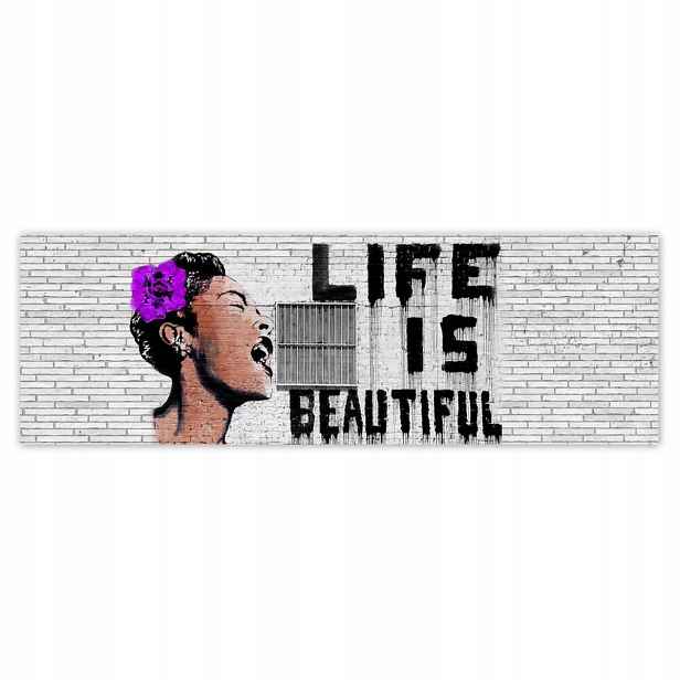 Plakáty 200x66 Banksy Life jsou krásné