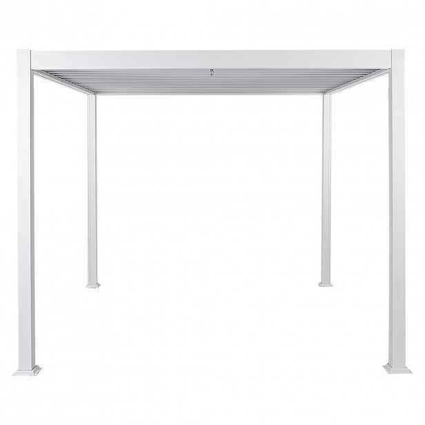 Beliani ZAHRADNÍ PERGOLA Bílá Forno II