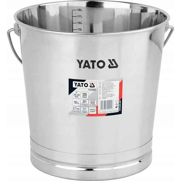 Kbelík Z Nerezové Oceli 18L YG-00651 Yato