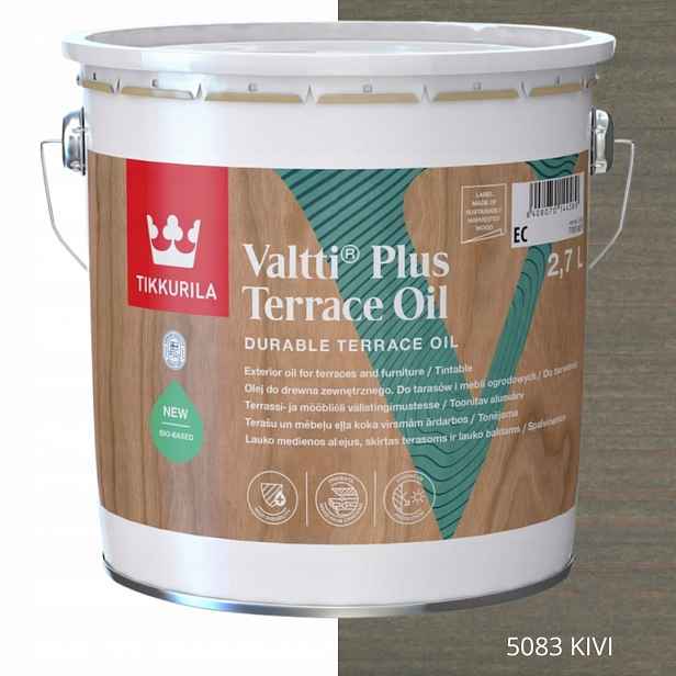 Tikkurila Olej Na Dřevo Valtti Plus Terrace Oil 2,7 L Barva 5083 Kivi