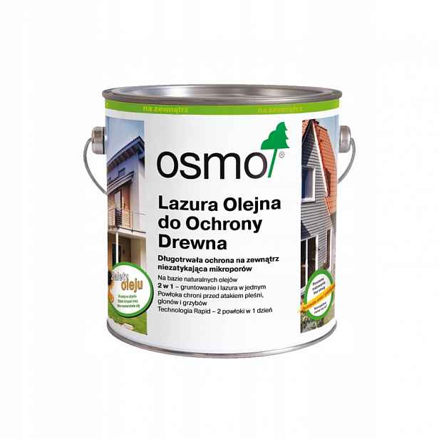 Osmo Olejová lazura na ochranu dřeva při fasádě teras Palisandr 727 0,75L