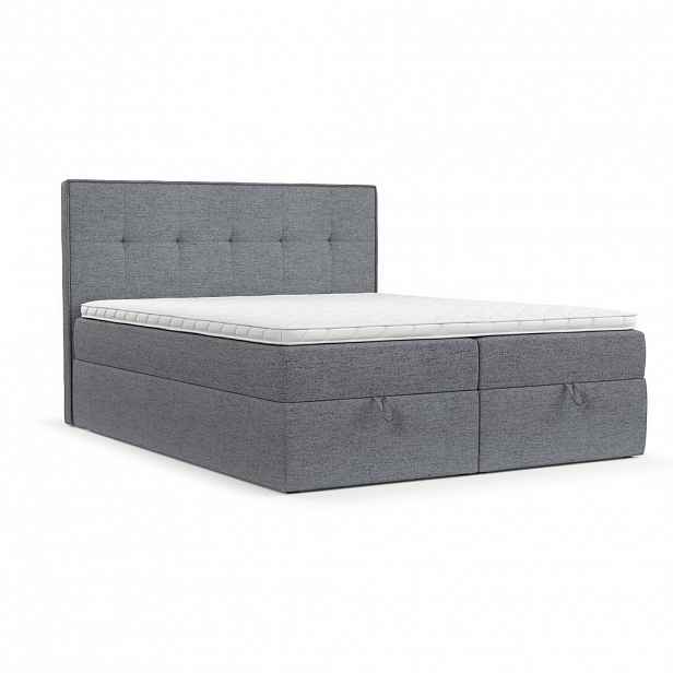 AltaBeds POSTEL BOXSPRING TIVRA 140/200 Šedá