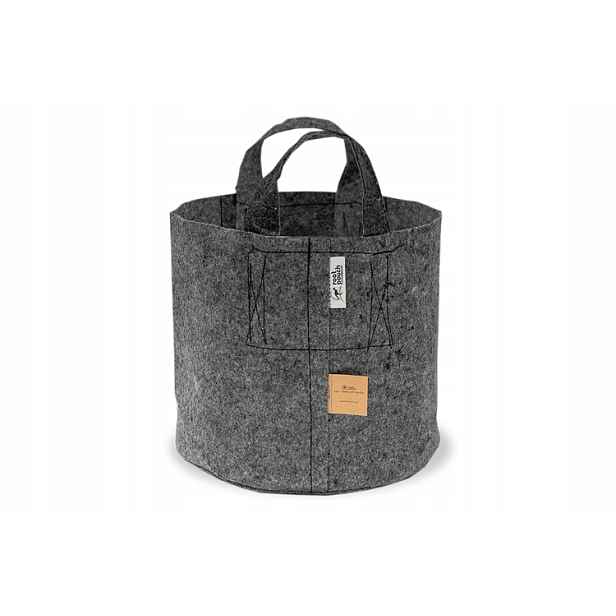 Growbag Root Pouch květináč látkový 35x30cm 30L s rukojetí šedý 10 Ks