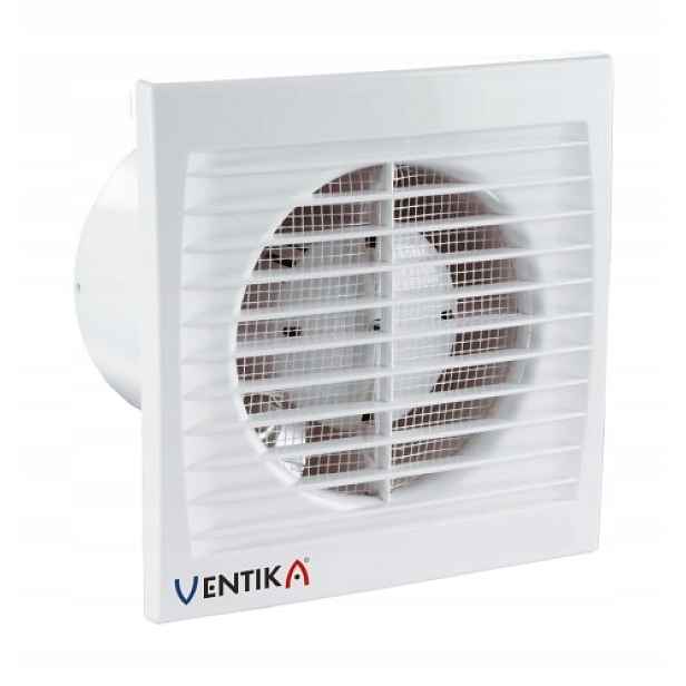 Vents Subtil axiální ventilátor 100 mm s časovým spínačem, bílý