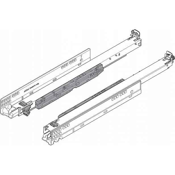 Blum 766H6500S Movento 60 kg, Nl 650 mm, s Blumotion S v balení 4/0