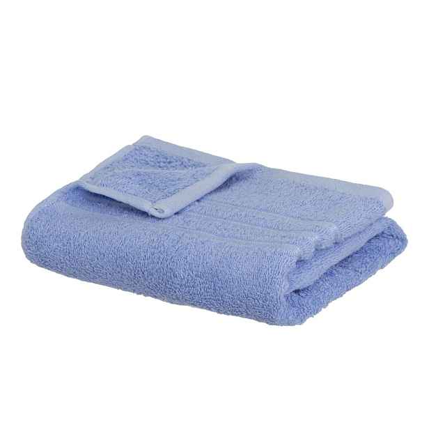 Modrý froté bavlněný ručník 50x100 cm Simple – Casa Selección