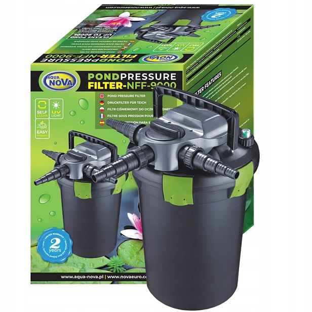 Aqua Nova NFF-9000 Uv-c tlakový filtr do jezírka