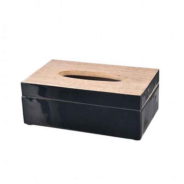Dřevěný box na papírové kapesníky 25 x 15 cm