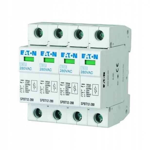 Omezovač přepětí Eaton T1+T2 B+c 4P 12,5kA 158331
