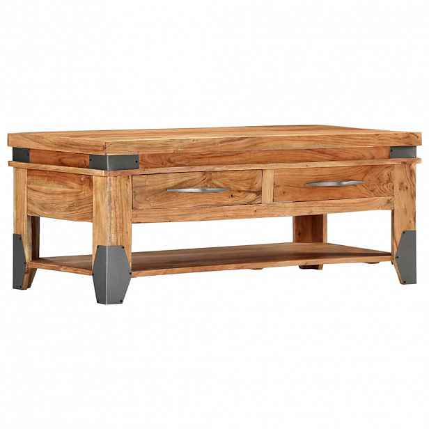 vidaXL Konferenční stolek 110 x 52 x 45 cm masivní akáciové dřevo