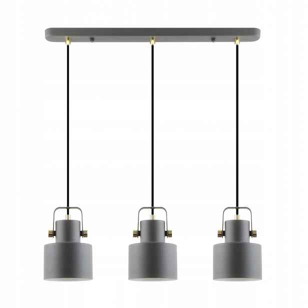 Závěsná lampa Zuma Line Draco A8062-3A černá/zlatá