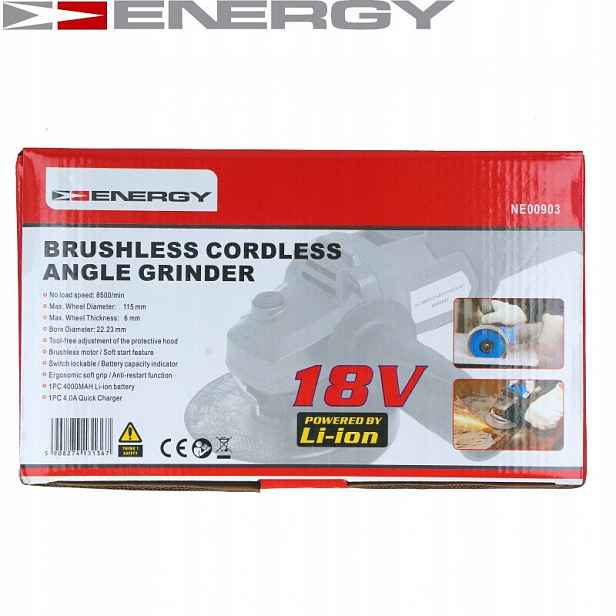 Multifunkční bruska Energy 18 V