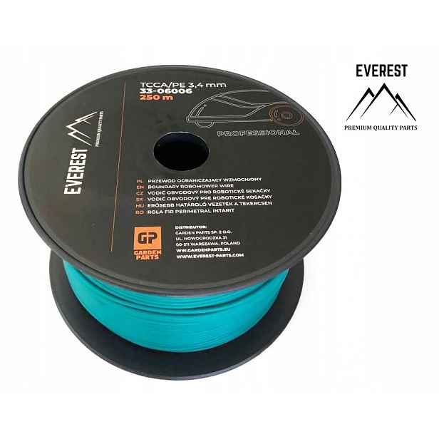 Omezovací Kabel Zesílený Tcca/pe 3,4 mm 250 M