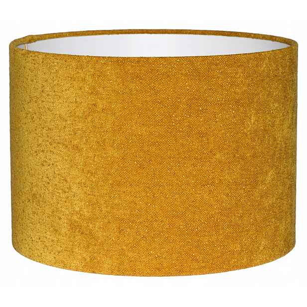 Stínidlo na stojací lampu Závěsný válec 20/15 cm E27 MEDOVÝ-Žlutý Boucle Venosa