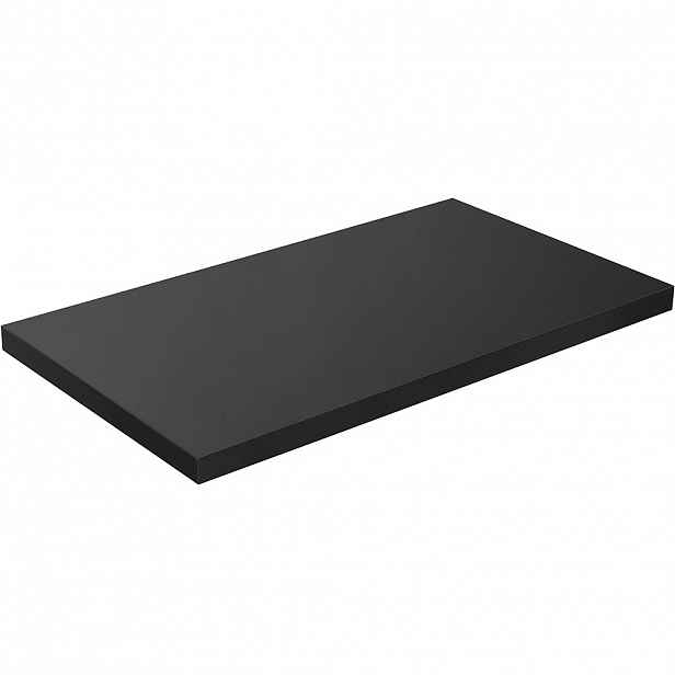 Deska pod umyvadlo Navira Pro - černá matná - 70x3,6x46 cm