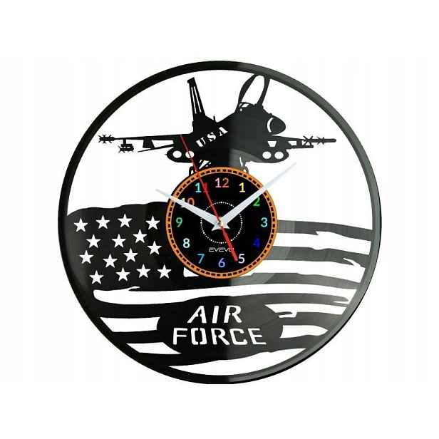 F-16 Air Forse Usa Nápad na Dárek Nástěnná Dekorace z vinylové desky