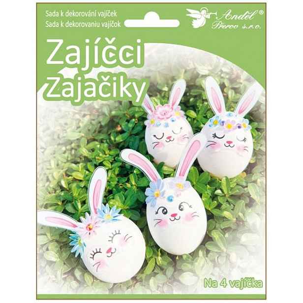 sada k dekor. vajec ZAJÍČCI