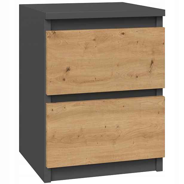 Skříňka Komoda Noční Stolek M2 Antracit Artisan