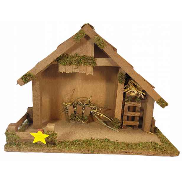 Vánoční Betlém – 35x15x23 cm, pro postavy 10 cm
