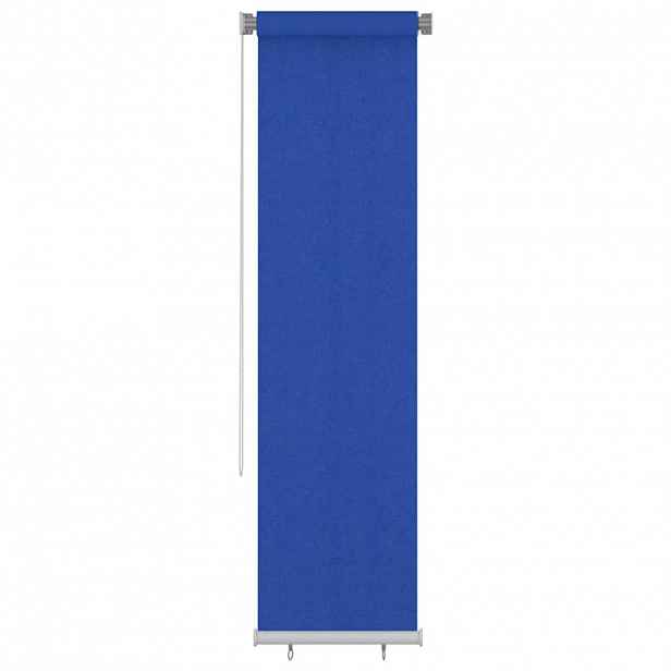 vidaXL Venkovní roleta 65 (Š) x 230 (V) cm modrá HDPE