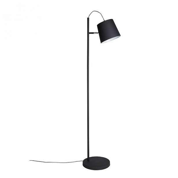 Černá stojací lampa Zuiver Buckle Head