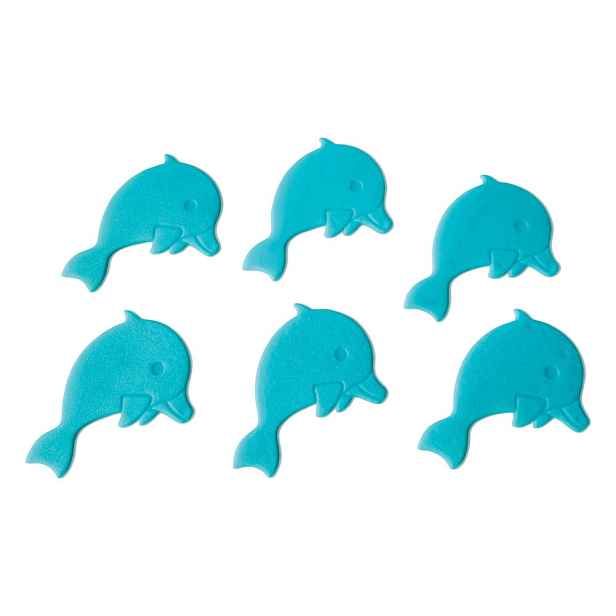 Dětská protiskluzová podložka do vany 12x8 cm Dauphins – Spirella