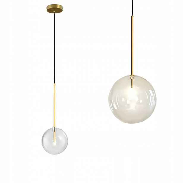 Závěsná stropní lampa Zlatá koule Moderní Loft Obývacího pokoje Stylová Toolight