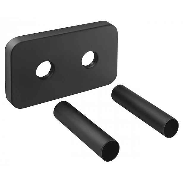 Bruckner Wicher - Krycí rozeta pro středové připojení 50 mm, matná černá 600.315.6