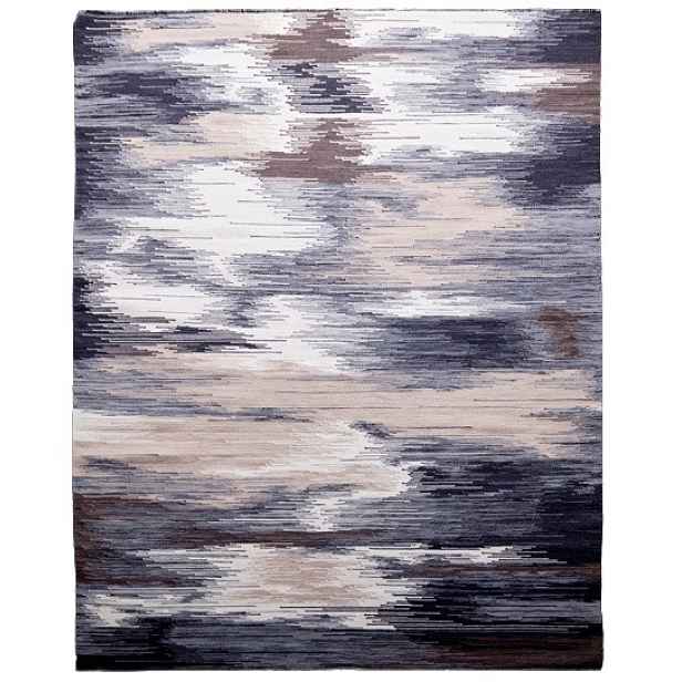 Ručně vázaný kusový koberec Apollo DESP P92 Charcoal, 140x200, šedá, chodba / předsíň, Diamond Carpets India