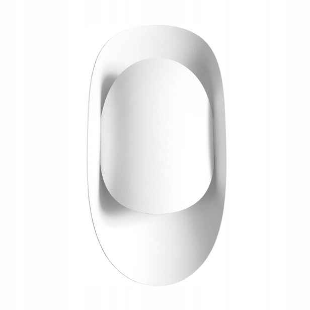 Sollux Lighting Industriální kulaté bílé nástěnné svítidlo do obývacího pokoje
