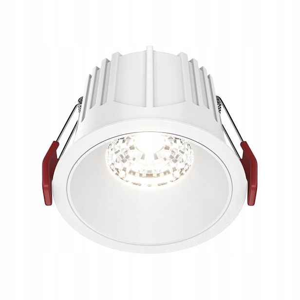 Stropní podomítkové svítidlo bílé kulaté 8 cm Led 4000K Maytoni