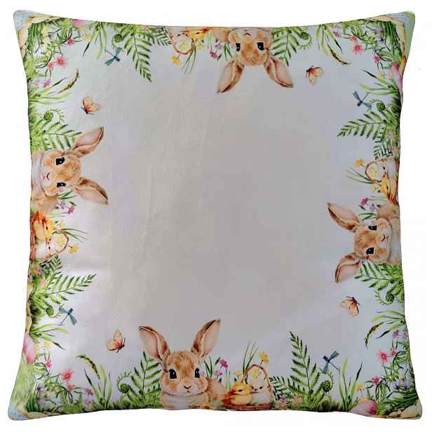 Velikonoční povlak na polštář EASTER RABBIT I. 40x40 cm Mybesthome