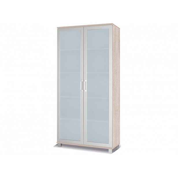 Vitrína Maximus M22 Barva korpusu: Dub Sonoma, Rozměry: 100 cm