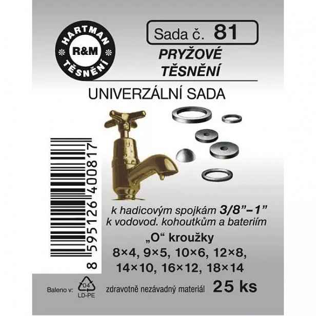 54GU 20150100081 sada těsnění - universální - PRYŽOVÁ - 25 k