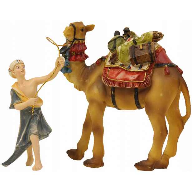 Figurka do betlému „Poháněč s velbloudem“ – výška 10,0 cm pro figurky o výšce 8 cm