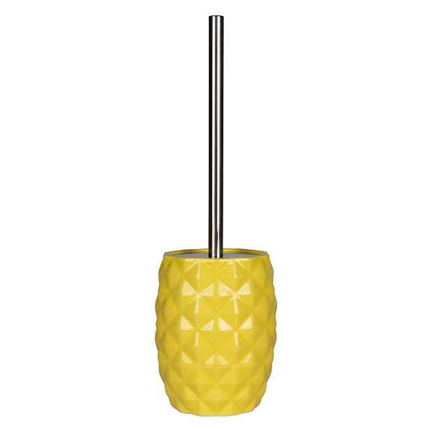 Koupelnový keramický set PINEAPPLE žlutá Mybesthome název: toaletní štětka