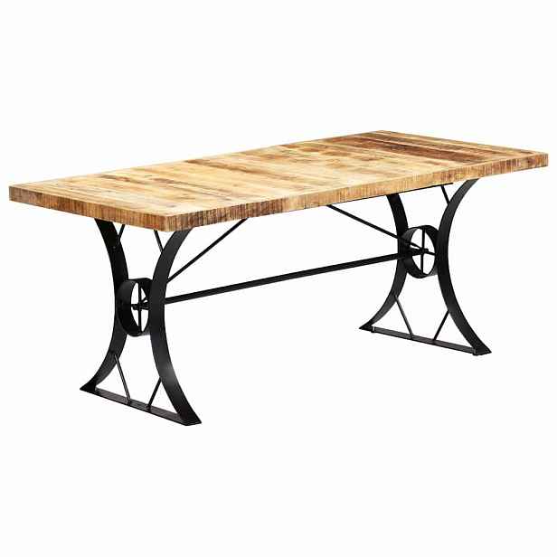 vidaXL Jídelní stůl 180 x 90 x 76 cm masivní mangovníkové dřevo