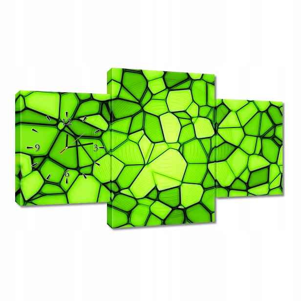 Nástěnné hodiny 100x60 Abstrakce Geometrie